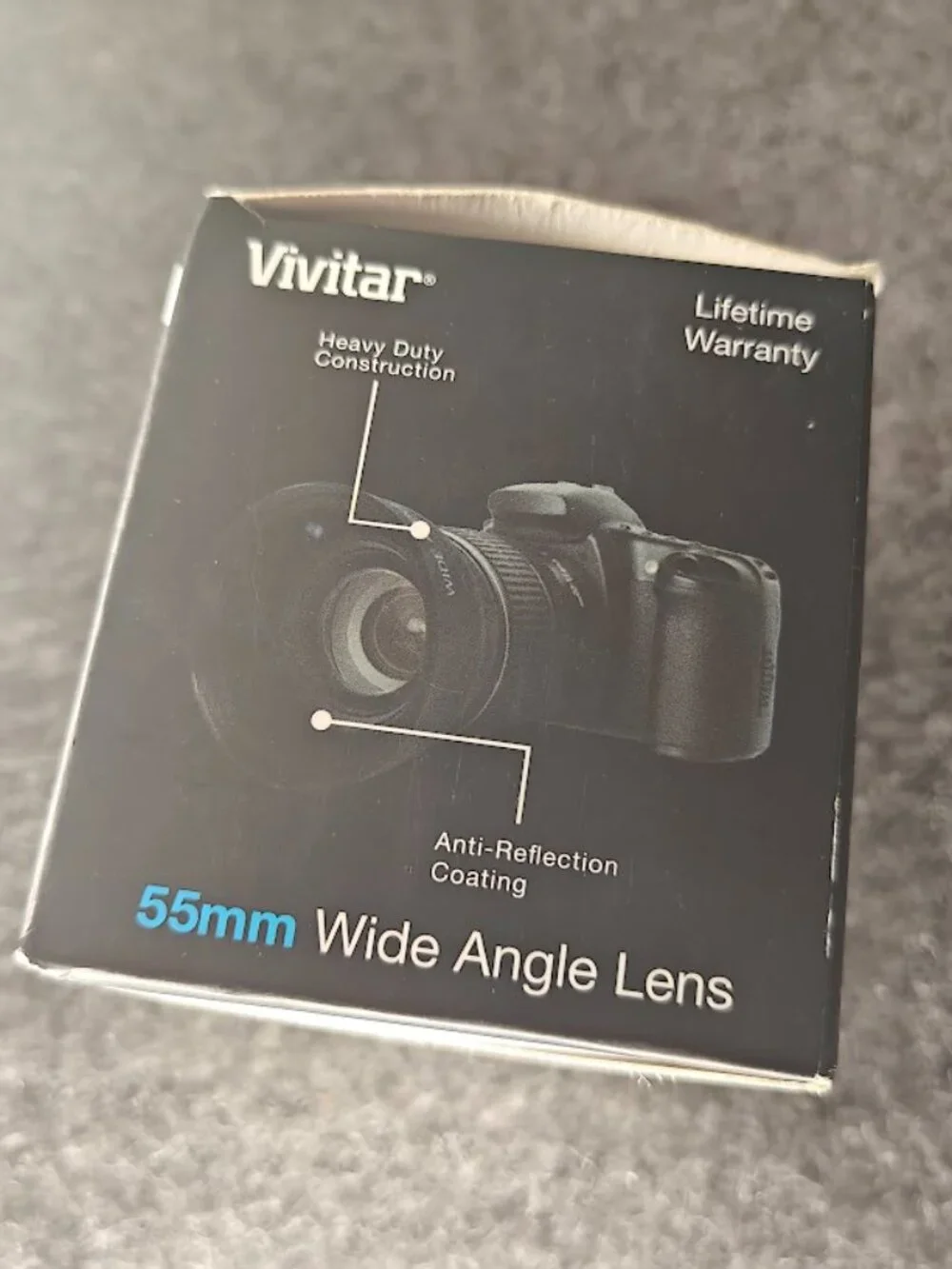 Vivitar 55mm 0.43x Wide Angle Lens NEW HD4 Digital Optics Macro Attachment